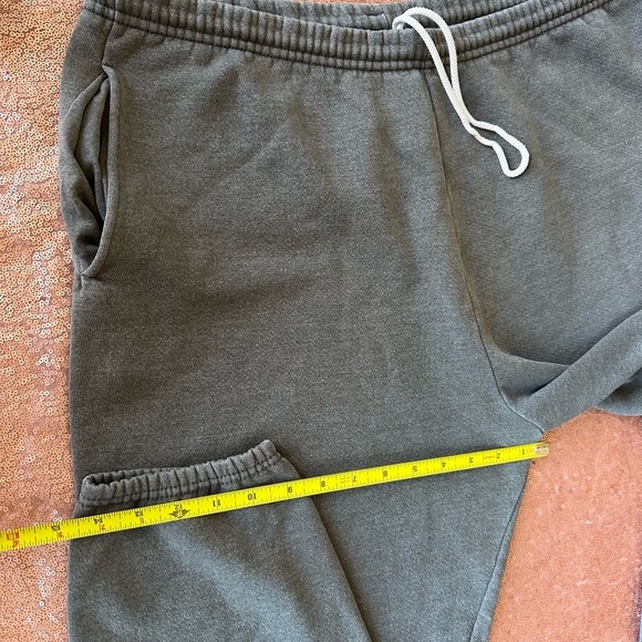 Vtg 90s USA Olympics Mens Medium Distressed Cuffed Sweatpants Joggers Gray USA L - Picture 10 of 10